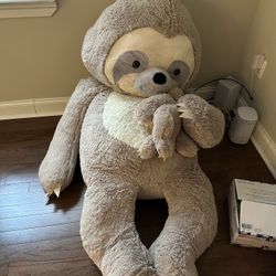 Extra Large Sloth Stuffed Animal