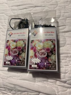 2 BOXES, GOLD BATTERY OPERATED LED FAIRY LIGHTS