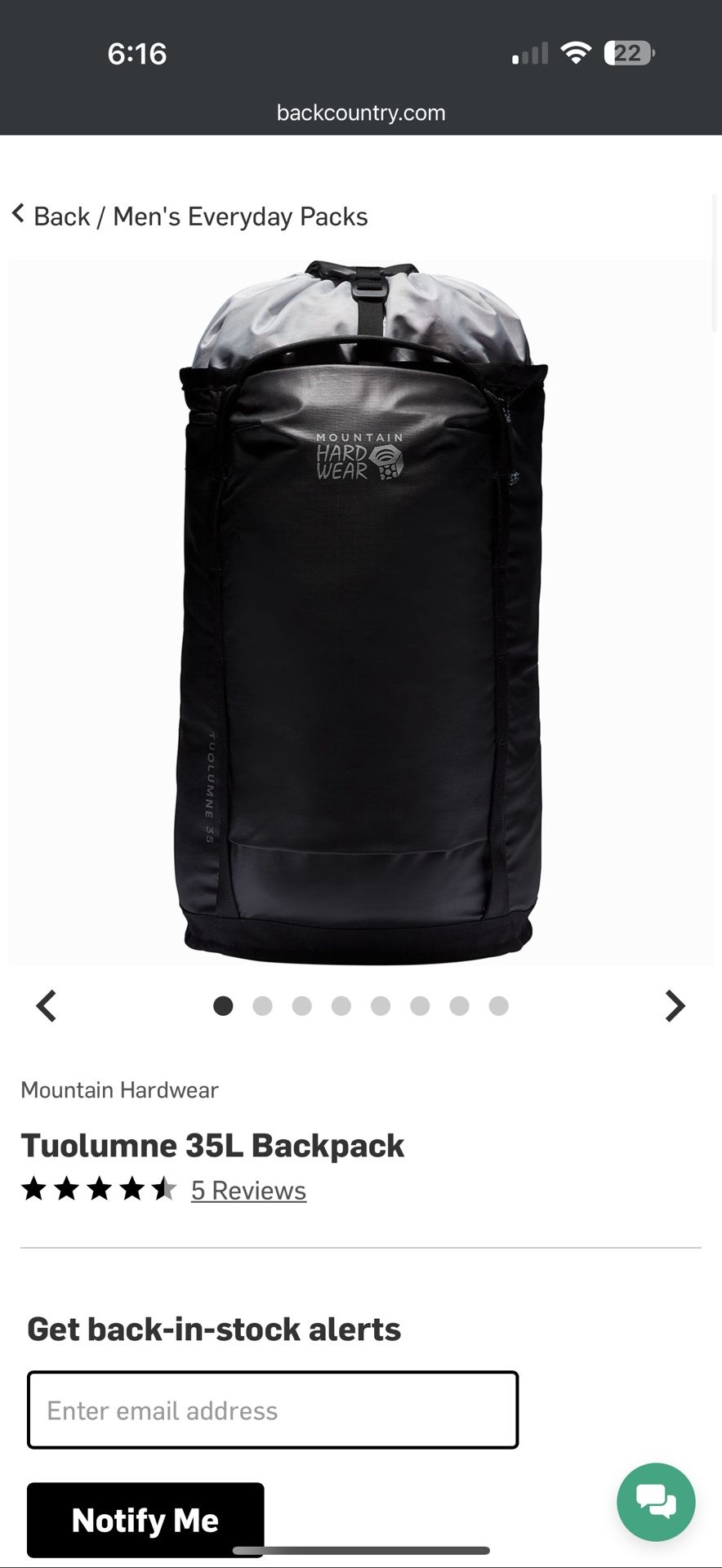 Moutnain Hardwear Tuolumne 35L Backpack