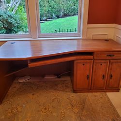 2 Solid Mahogany Desks