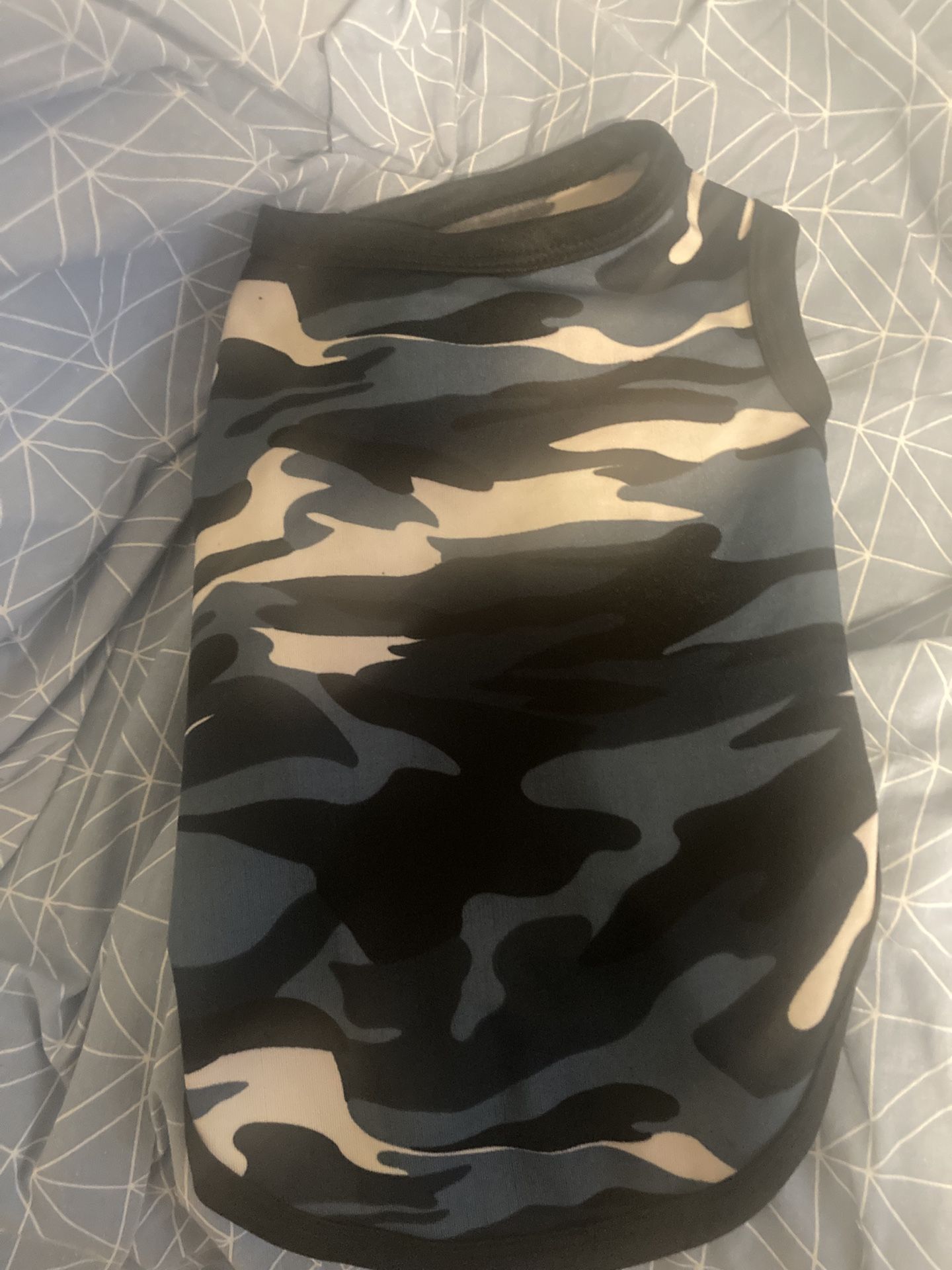 Camouflage dog shirt