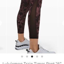 Lululemon Train Times Pant.  Size 4