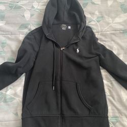 Black Polo Zipup