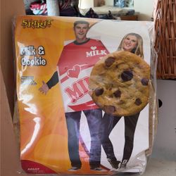 Milk And Cookie Costume Adult Size One Size Fits All