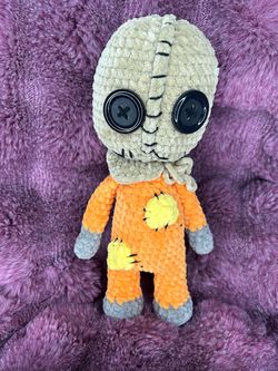Handmade Crochet Sam Halloween Plush Doll