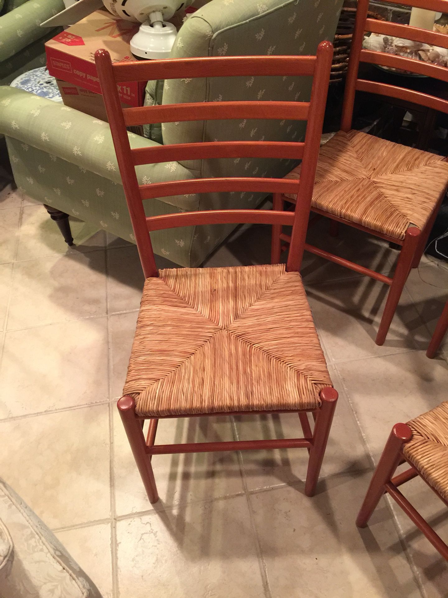 Ladder Bach chairs 4 vintage
