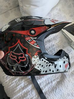 fox pilot v1 sz small dirt bike helmet 