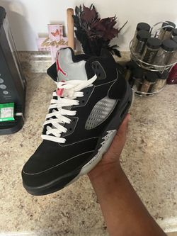 Air Jordan 5 Retro Black Metallic Silver