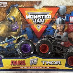 Avengers Monster Jam Trucks