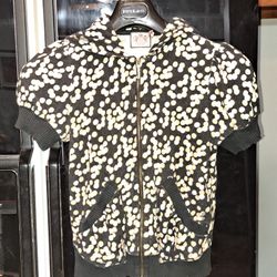Juicy Couture Short Sleeve Hoodie Medium 