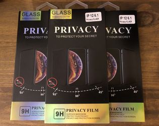 Lot Of 3 Privacy Glass Screens For iPhone 12Pro