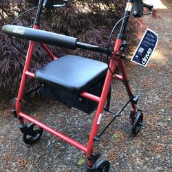 Rolling Walker 350lb Cap