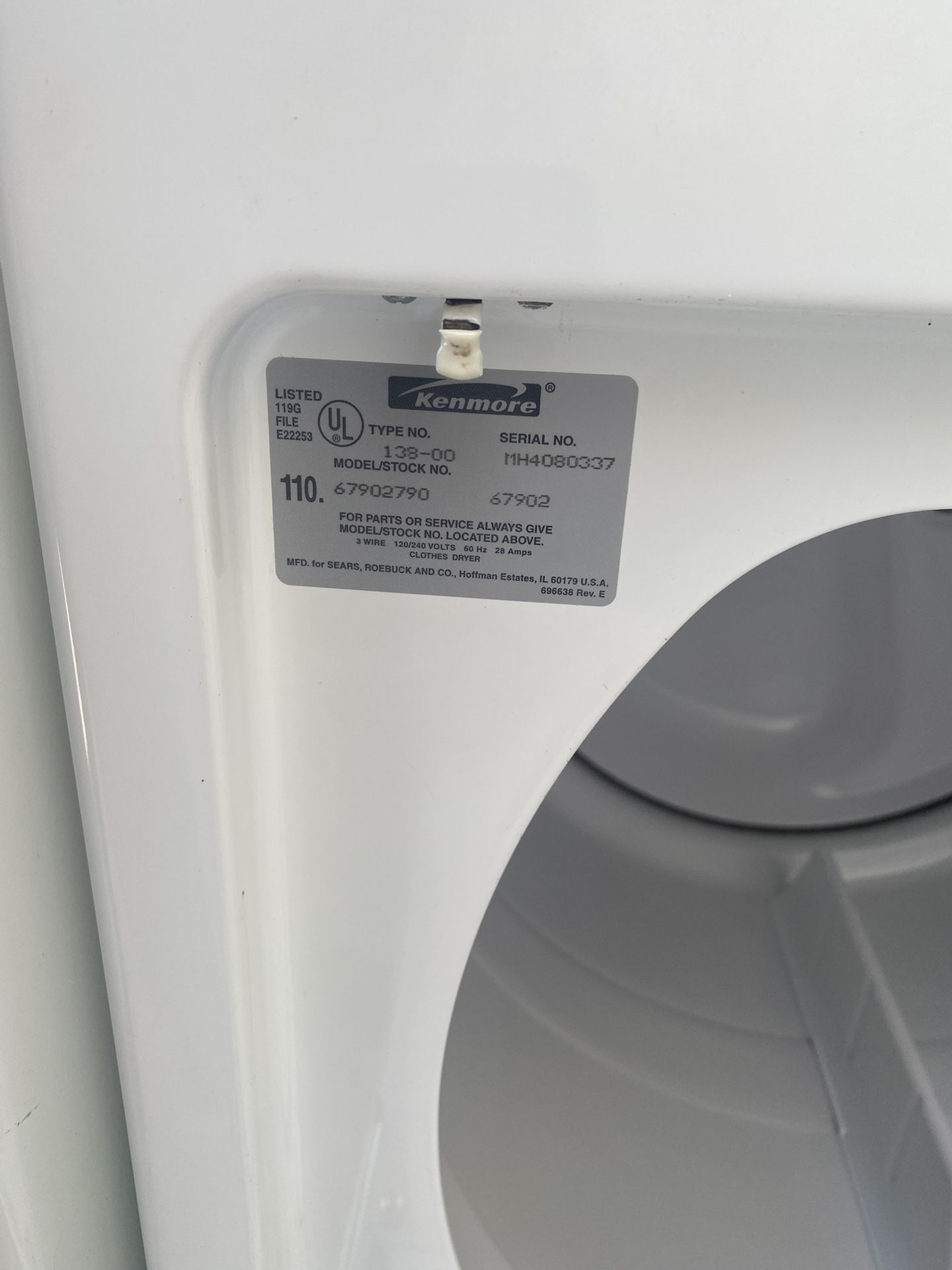 Kenmore 90 Series Washer And Dryer Set