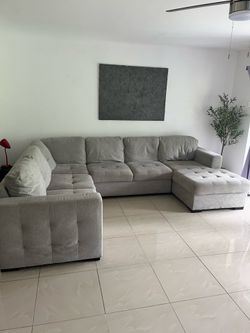 gray sofa used $400 best offer ￼