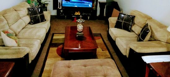 Living room set with tables