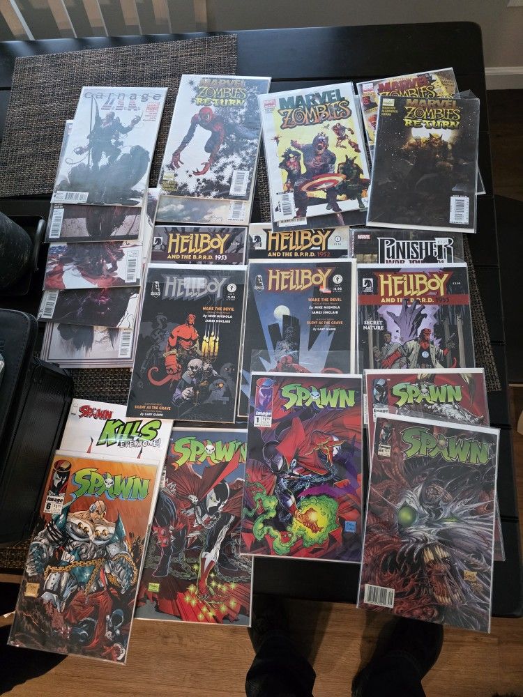 Spawn Hellboy Comic Books