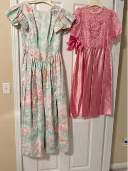 Bridesmaid gown and Jr. bridesmaids dresses