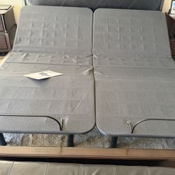 Adjustable Base  For Mattress - Twin XL (2) = KING Head & Foot Incline - Wireless