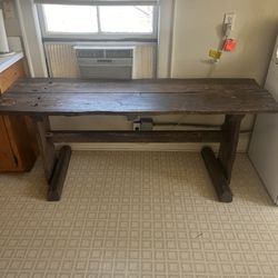 Long Wood Table