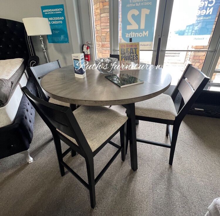 Modern 5 pc Counter Height Dining Set