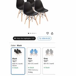 6 black chairs