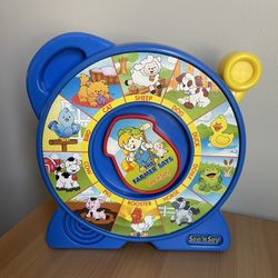 Mattel See N' Say The Farmer Says Animal Sounds Blue Great Condition!