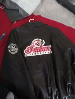 Indian Motorcycle Leather Jacket Custom Made