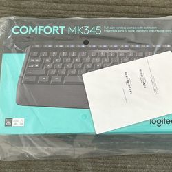 Logitech MK345 Comfort Wireless Keyboard and Mouse Combo