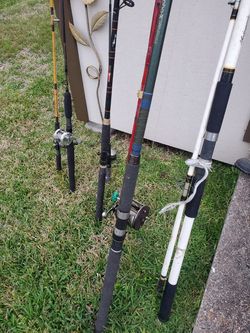 Fishing rods an boots size 11