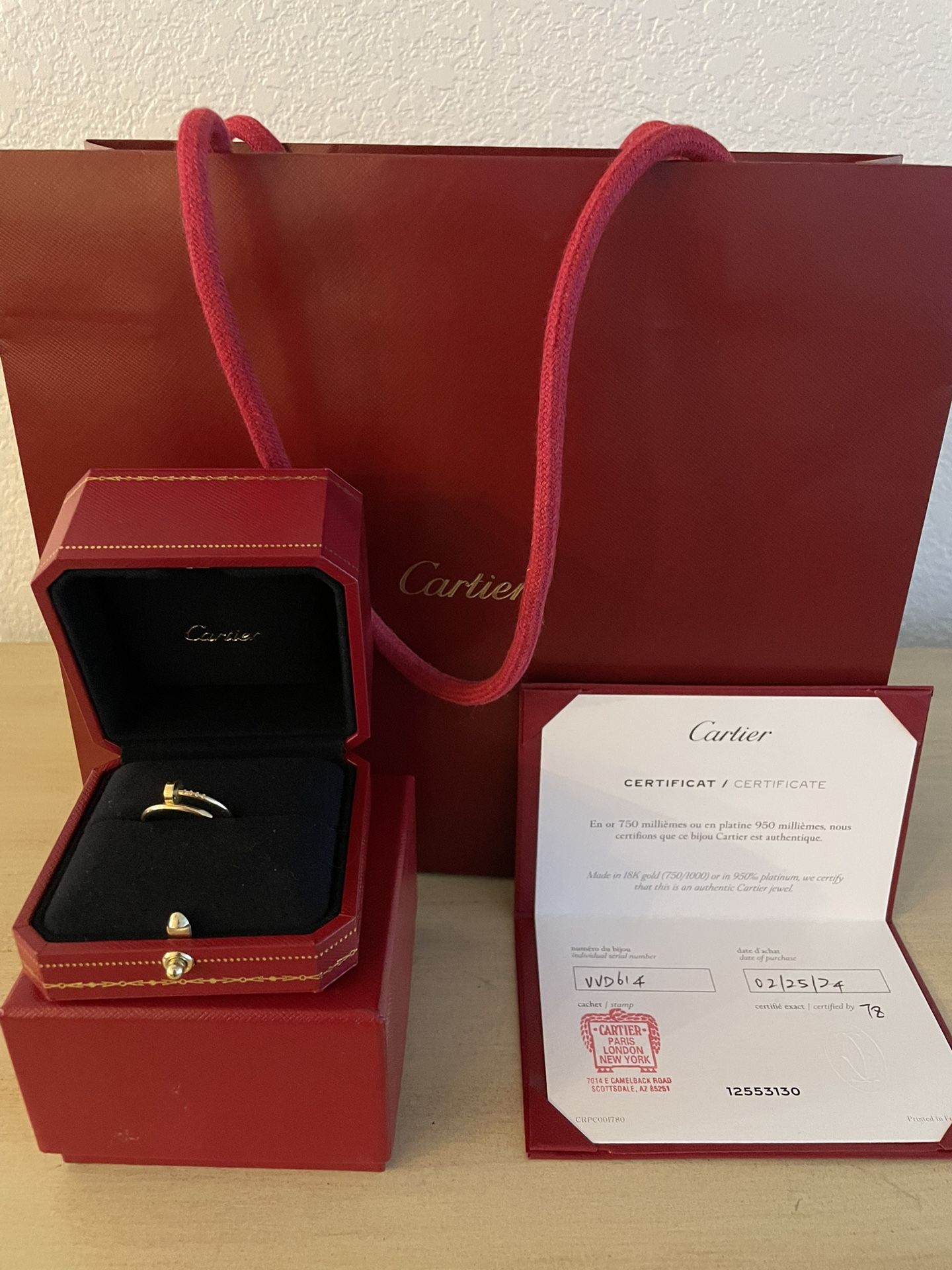 Juste Un Clou Cartier Ring