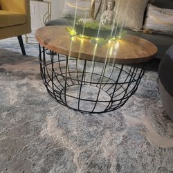 Round RUSTIC Imdustrial table