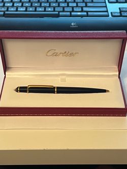 18k Gold Diabolo de Cartier Ballpoint Pen