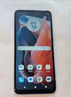 NICE BLUE MOTOROLA MOTO G PLAY 64GB CRICKET CELL PHONE
