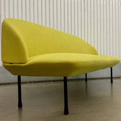 Contemporary 3-seater yellow/green “Olso”lounge sofa