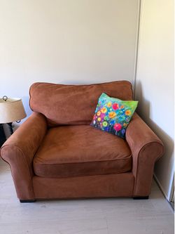 Free microfiber super comfy over stuffed chair