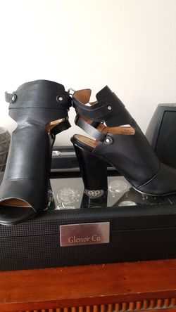 open toe heel sandals/ booties