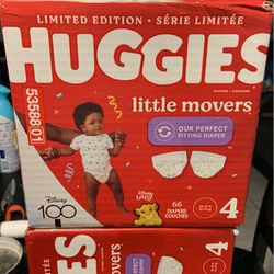 BABY DIAPERS SIZE 4 HUGGIES