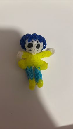 A Coraline Rainbow Loom