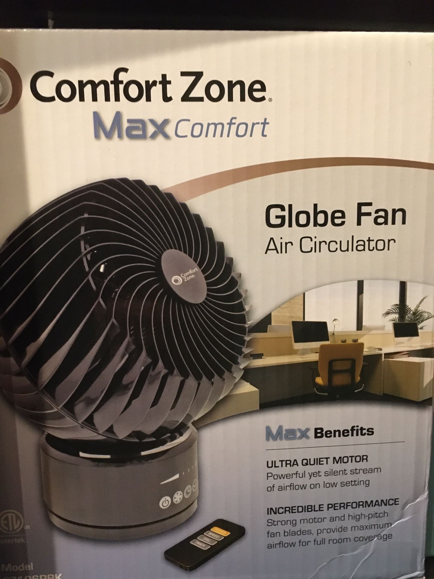 Globe fan(oscillating feature) and REMOTE CONTROL