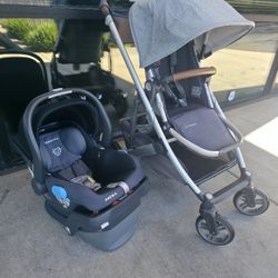 Uppa Cruz V2 Stroller W MESA infant Car Seat 