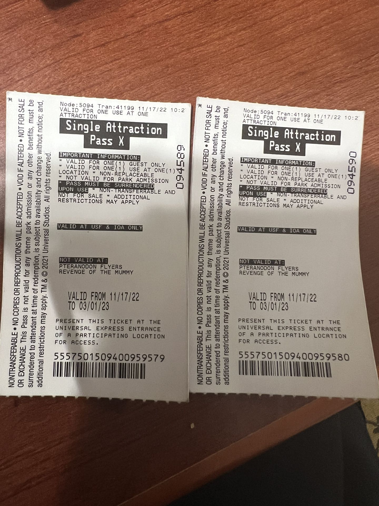2 Fast Passes To Any Ride At Universal Including Hagrid’s And Velocicoaster