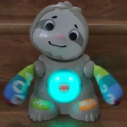 Fisher-Price Linkimals Smooth Moves Sloth Baby Electronic Learning Toy with Lights & Music