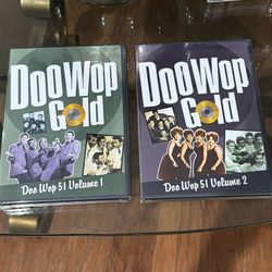 Doo Wop Gold ~ Doo Wop 51 - Volume 1 & Volume 2 Two DVD Set ~ Still Sealed Like New