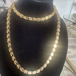 21k Gold Plated Chain 