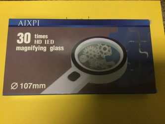 AIXPI 30x light up magnifying glass