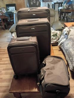 Hartmann tweed luggage