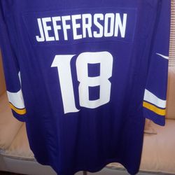 Brand New Nike Justin Jefferson Jersey In Purple -XL