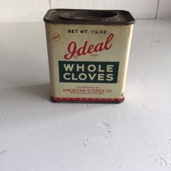 Vintage Ideal Whole Cloves Tin