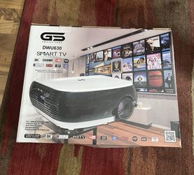 Brand New GS DWU 630 Smart TV Projector 8k HDTV