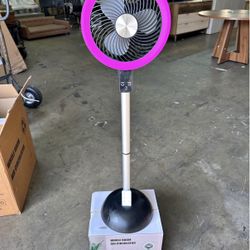 Portable Standing Fan, 10000mAh Rechargeable Battery Powered, 90°+120°Omnidirectional Oscillating Fa